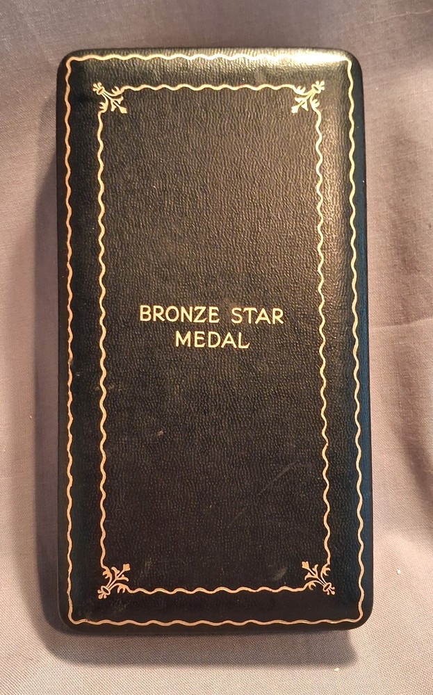 Bronze Star Empty Display Case Box Only Presentation WW2 Medal Box
