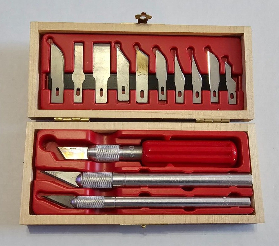 X-ACTO Basic Knife Set: 3 Handles & 13 Blades with Case ~ Model X5282