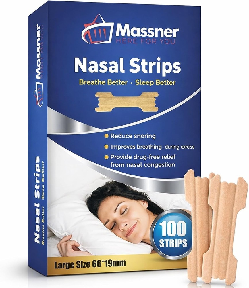 Sleep Better with Large Nose Strips - 100 Count