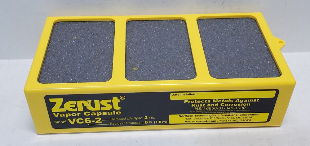Zerust VC6-2 Large NoRust Vapor Capsule new NICE.