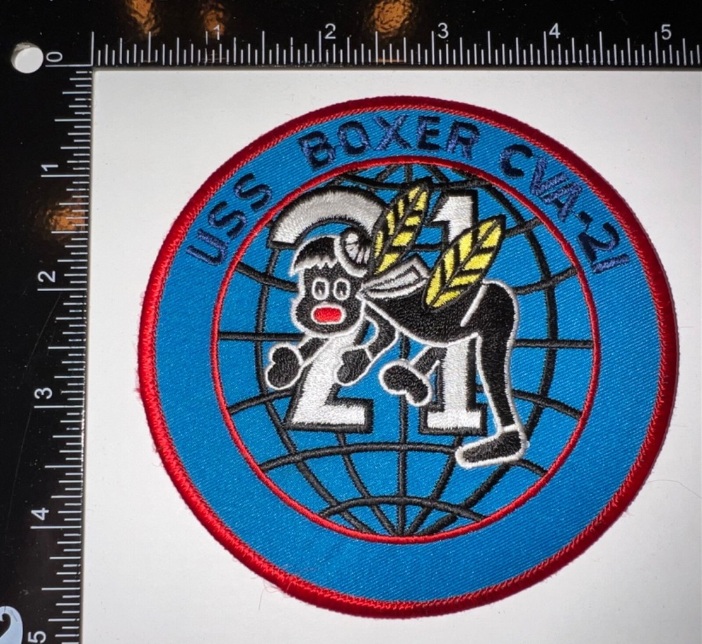 Cold War USN US Navy USS Boxer CVA-21 Patch