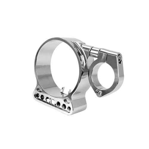 39MM Motorcycle Speedometer Side Mount Relocation Bracket - Adjustable Chrome