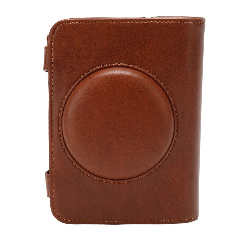 Retro Camera Case PU Leather Camera Case with Adjustable Shoulder Strap