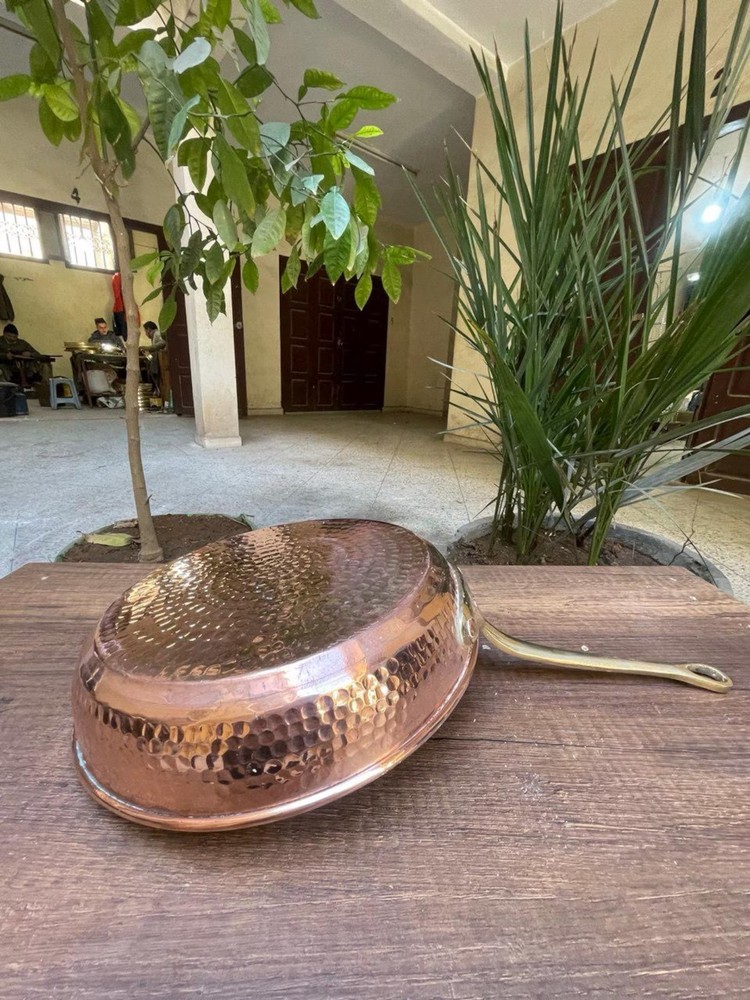 Authentic Copper Cookware with Brass Handle