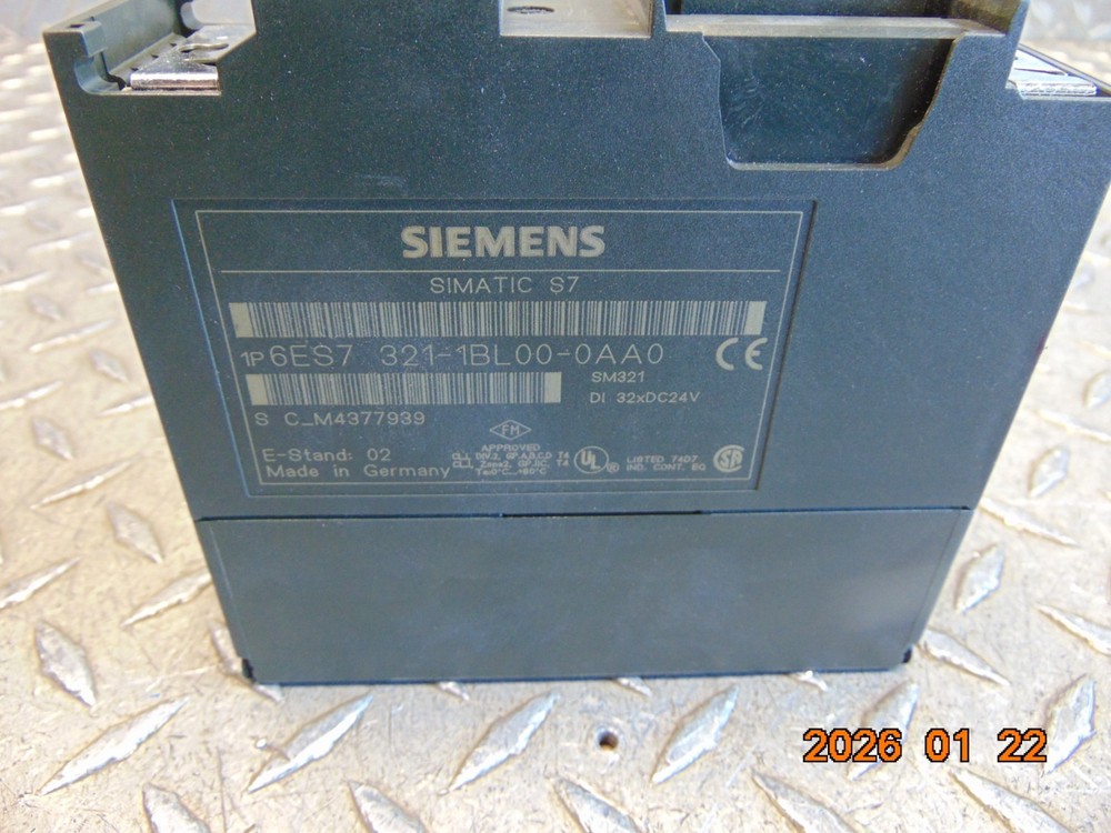 (1) SIEMENS 6ES7 321-1BL00-0AA0 INPUT MODULE