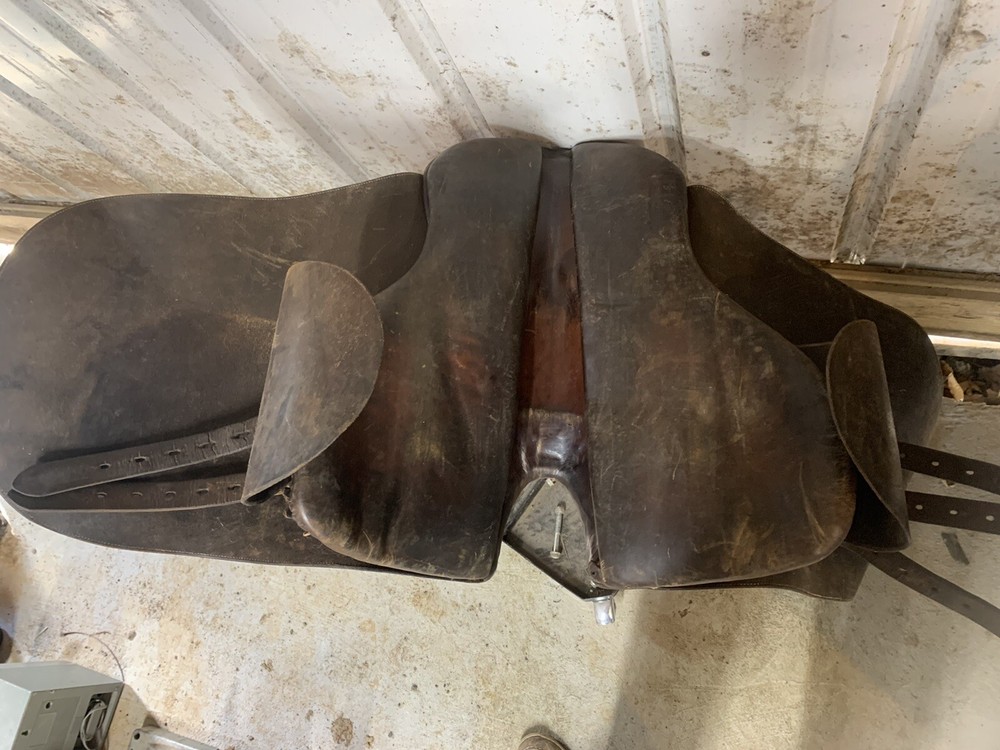 B T Crump english saddle