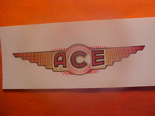 ACE Balloon Tire Bicycle Decals