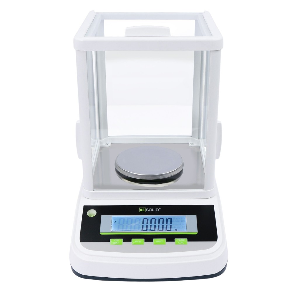 U.S. Solid Analytical Balance 200gx0.001g 1mg Lab Digital Precision Scale