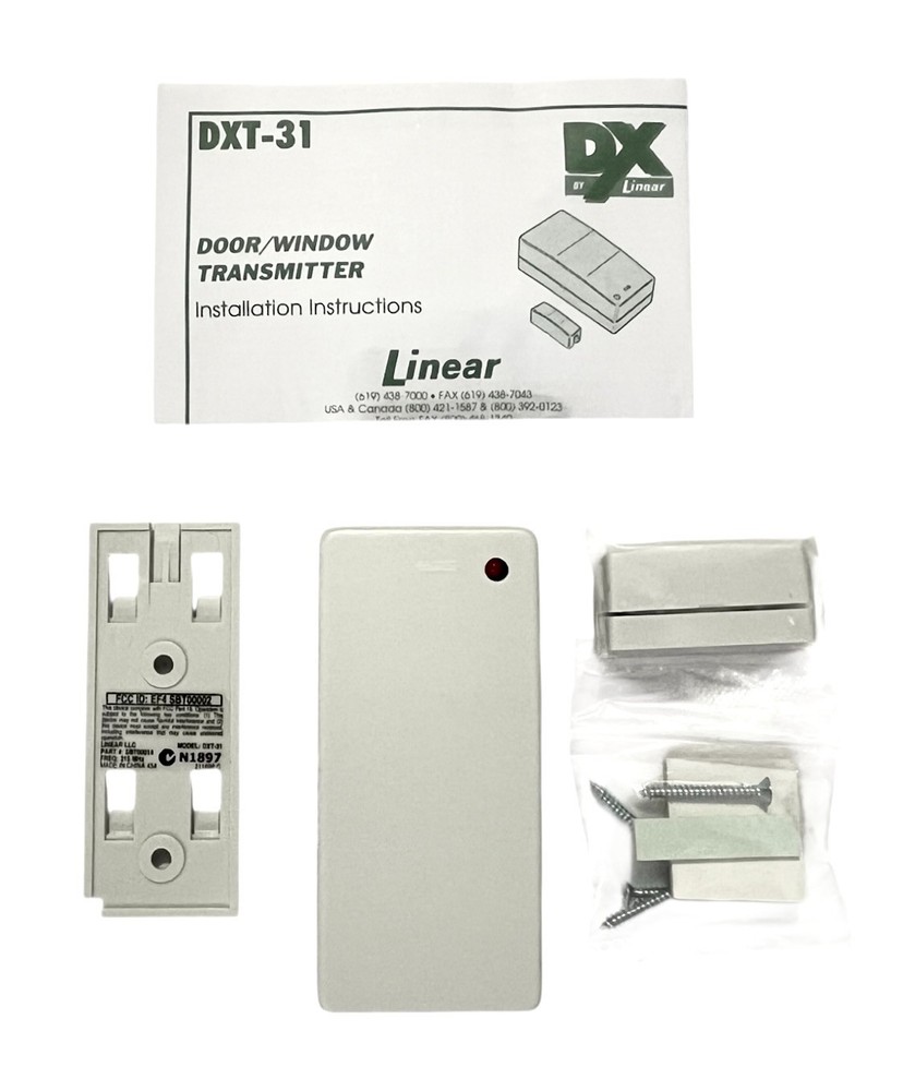 Linear DXT-31 Door / Window Sensor Stationary Transmitter
