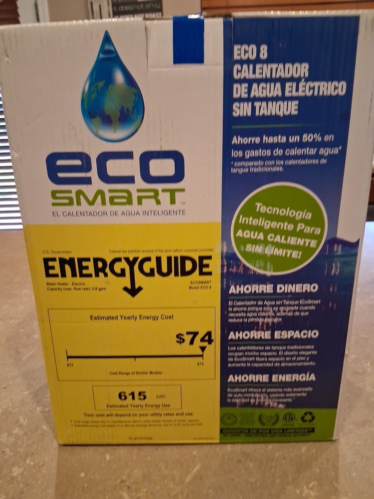 EcoSmart ECO 27 Tankless Electric Water Heater 27 kW 240 V