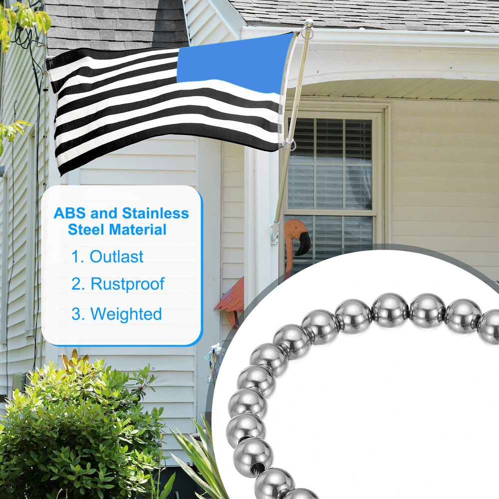 Flagpole Retainer Ring Flag Pole Accessories Flagpole Gray