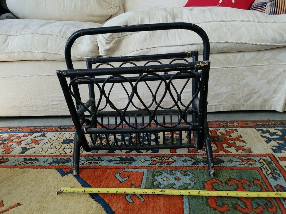 Mcm Bamboo Magazine Rack