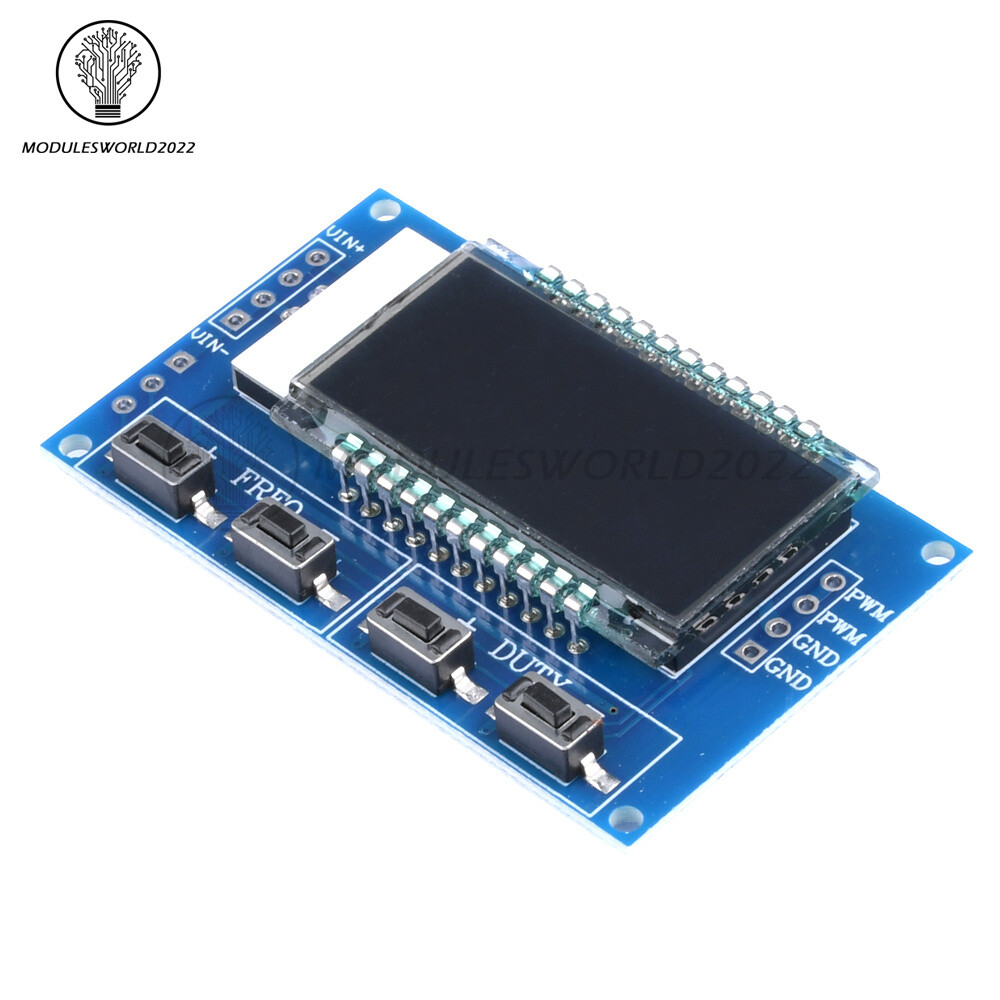 PWM Pulse Frequency Duty Cycle Square Wave Adjustable Module Signal Generator
