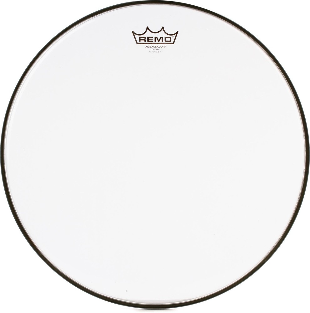 Remo Ambassador Clear Drumhead - 16 inches (2-pack) Bundle