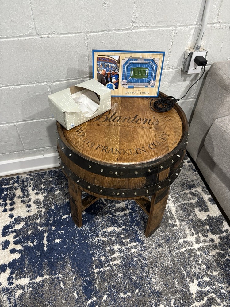 Blanton’s Bourbon Barrel Side Tables