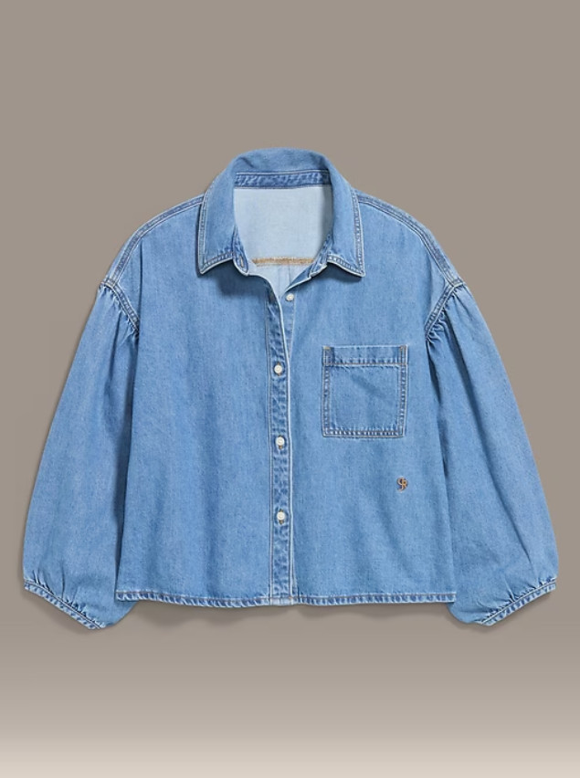 SALE! #NWT Old Navy-Christopher John Rogers Oversized Button-Down Poplin Shirt