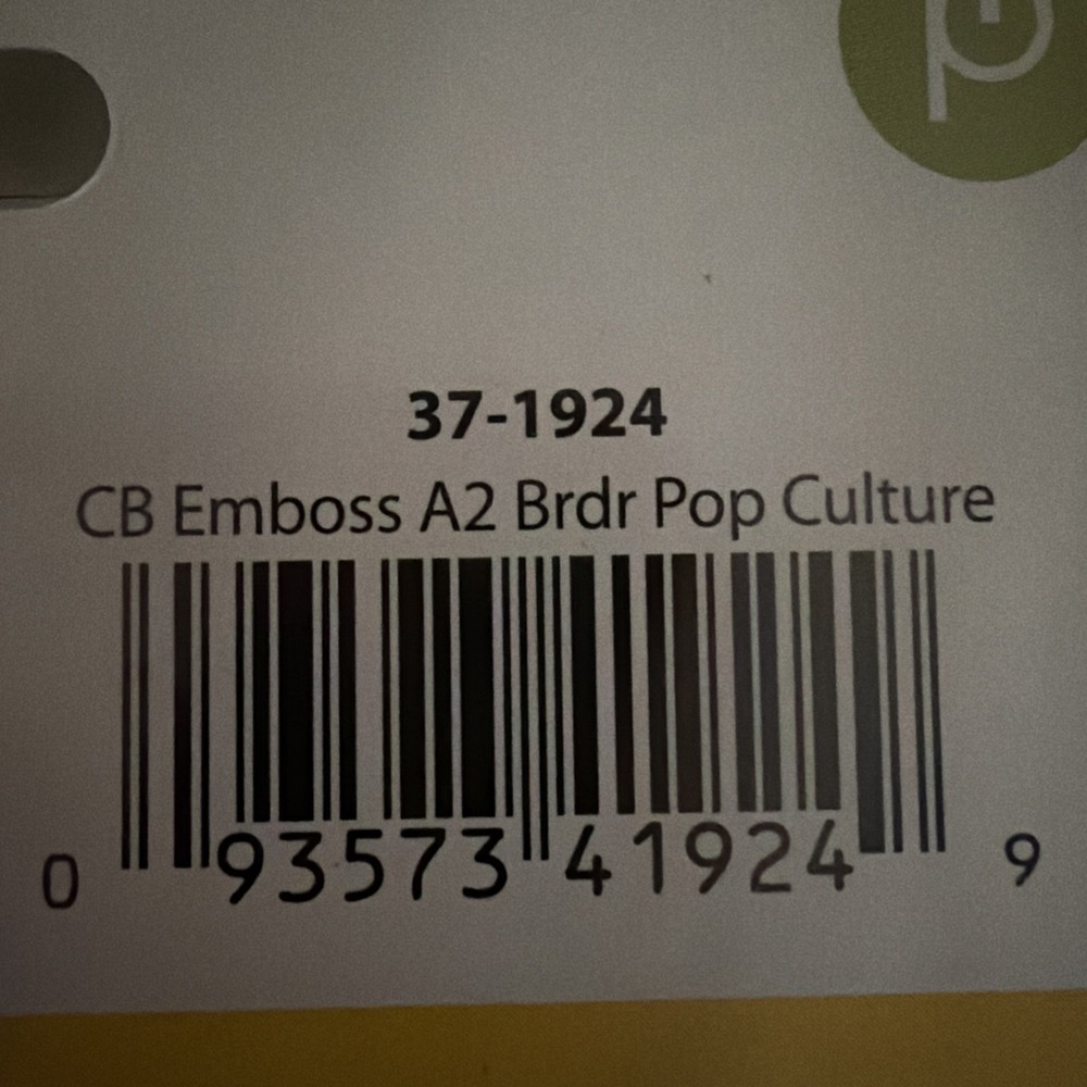 Cuttlebug Provo Craft Embossing Borders Folder Pop Culture New 2008