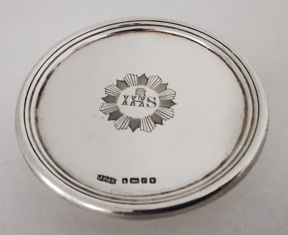 Victorian Solid Silver Paten - Sheffield 1882.