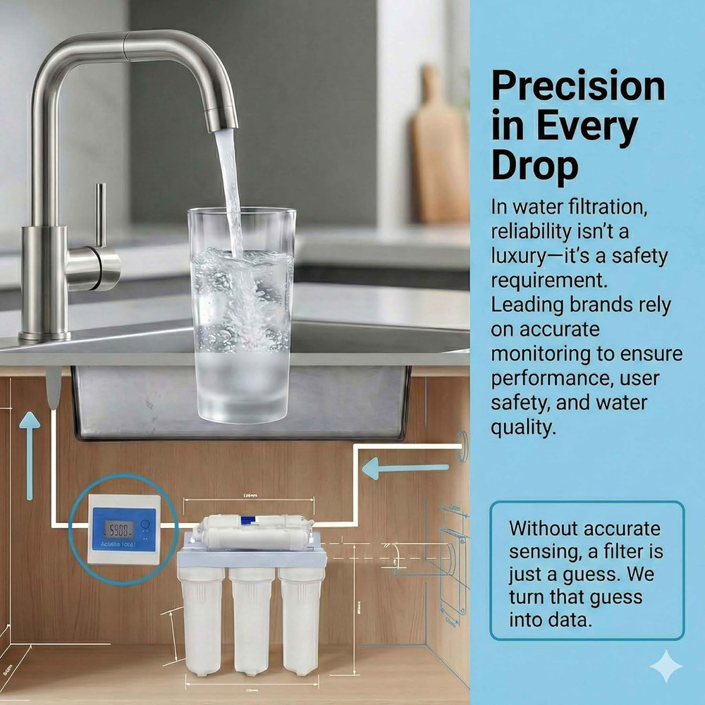 Savant Digital Flow Meter 3/8" NPT for Water Filter