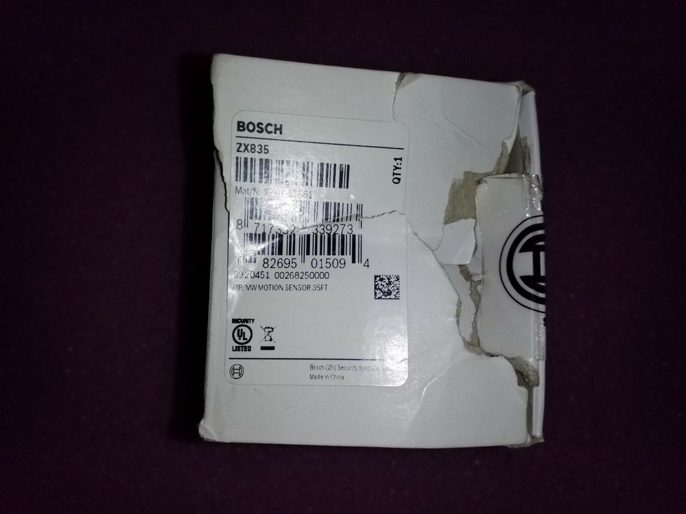 BOSCH ZX835 Microwave PIR Detector with POPIT Interface