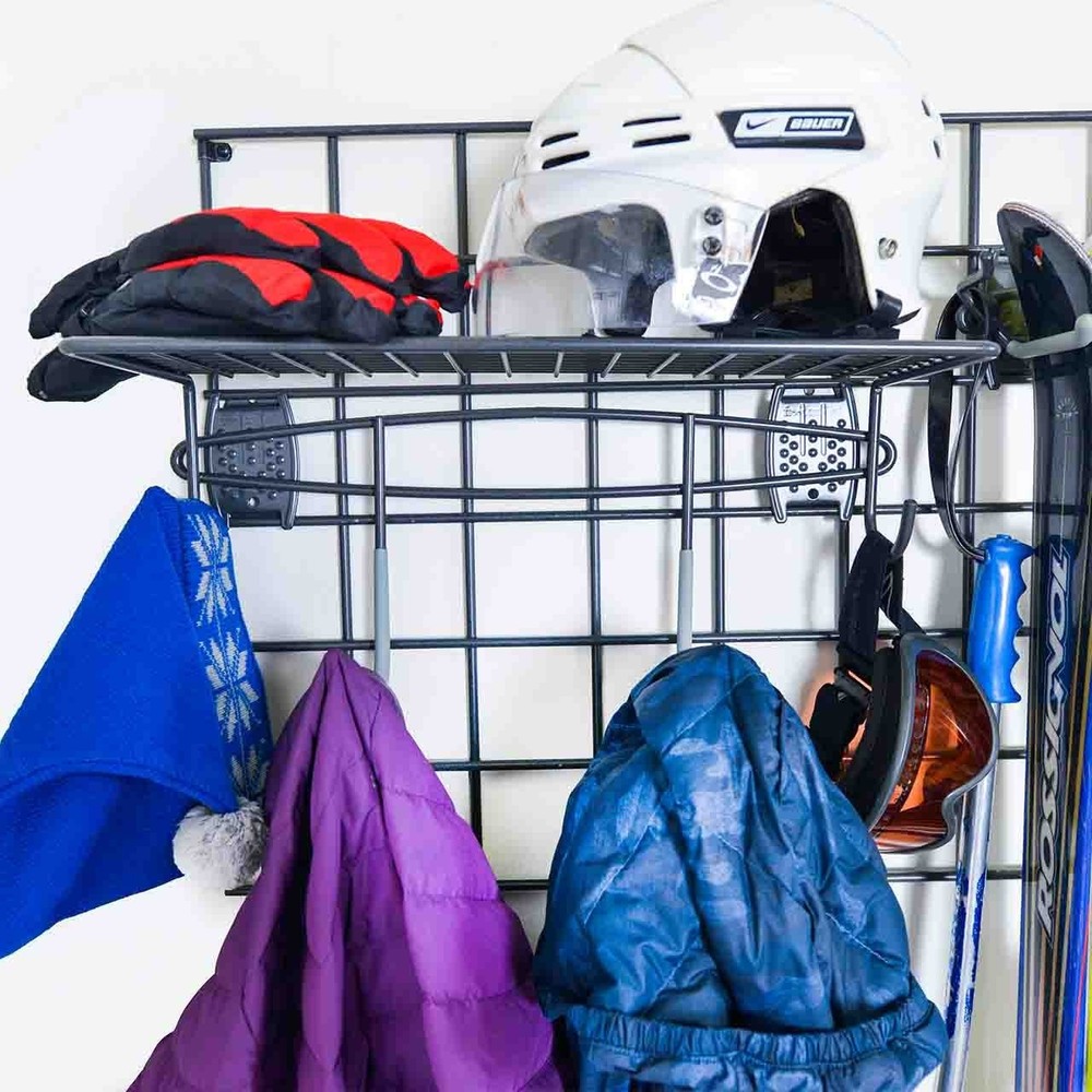 Organized Living Activity Organizer Shelf with Hooks