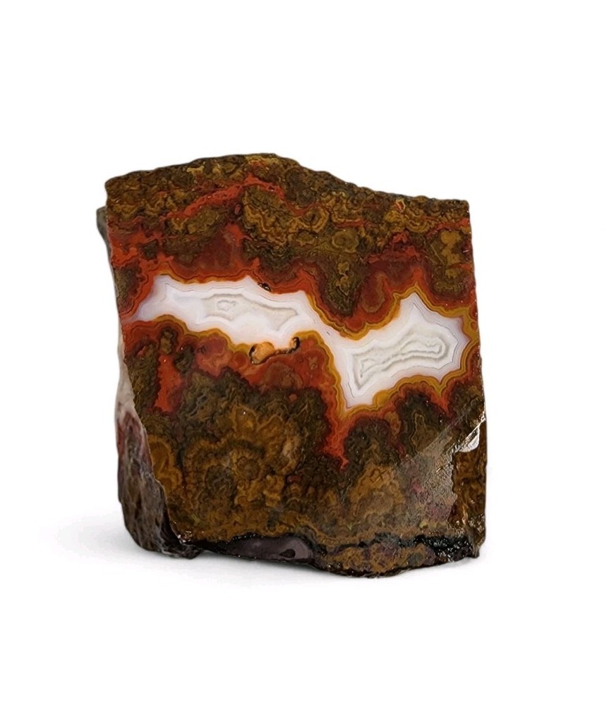 Seam Agate Faced Rough Morocco 72.2 grams.