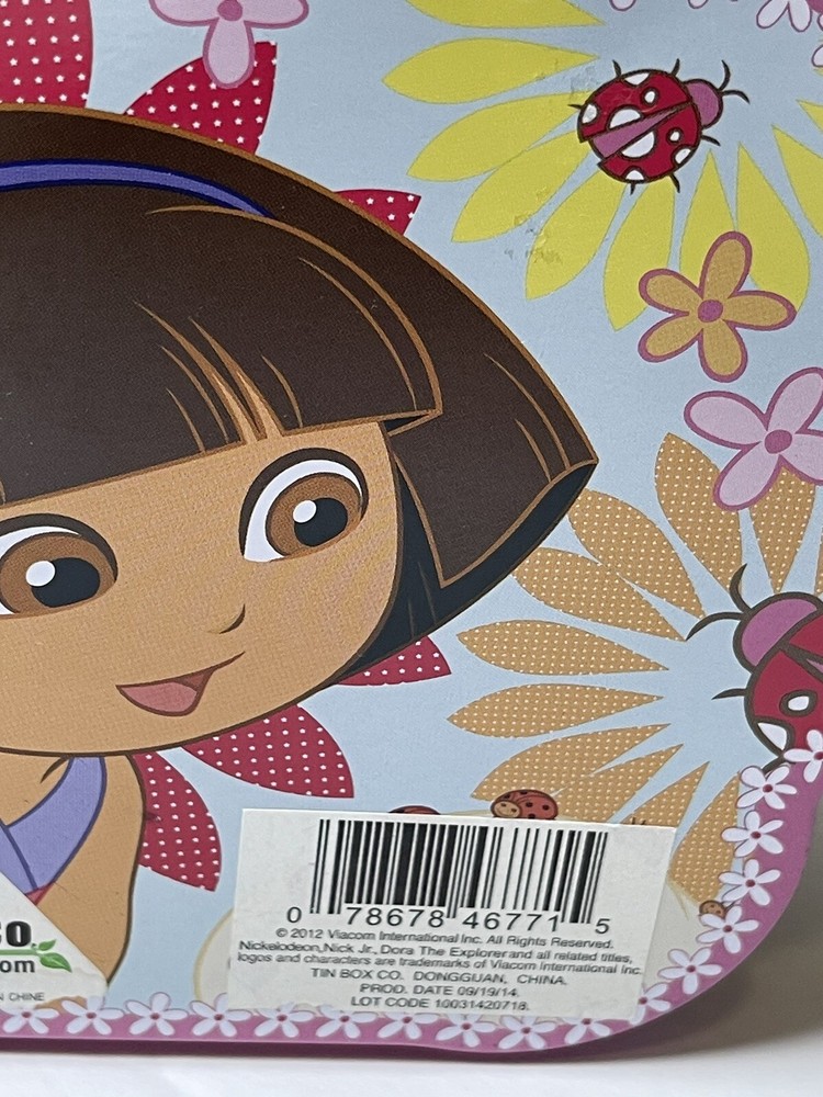 2012 Dora The Explorer Tin Box Co. w Handle Collectible Case