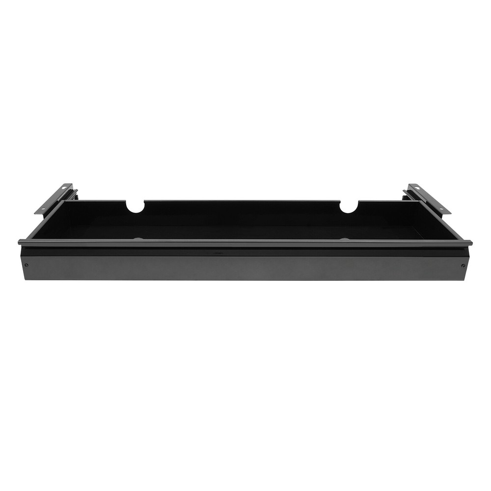 33” Black Space Saver Sliding Under Desk Storage Drawer Pull-out Drawer