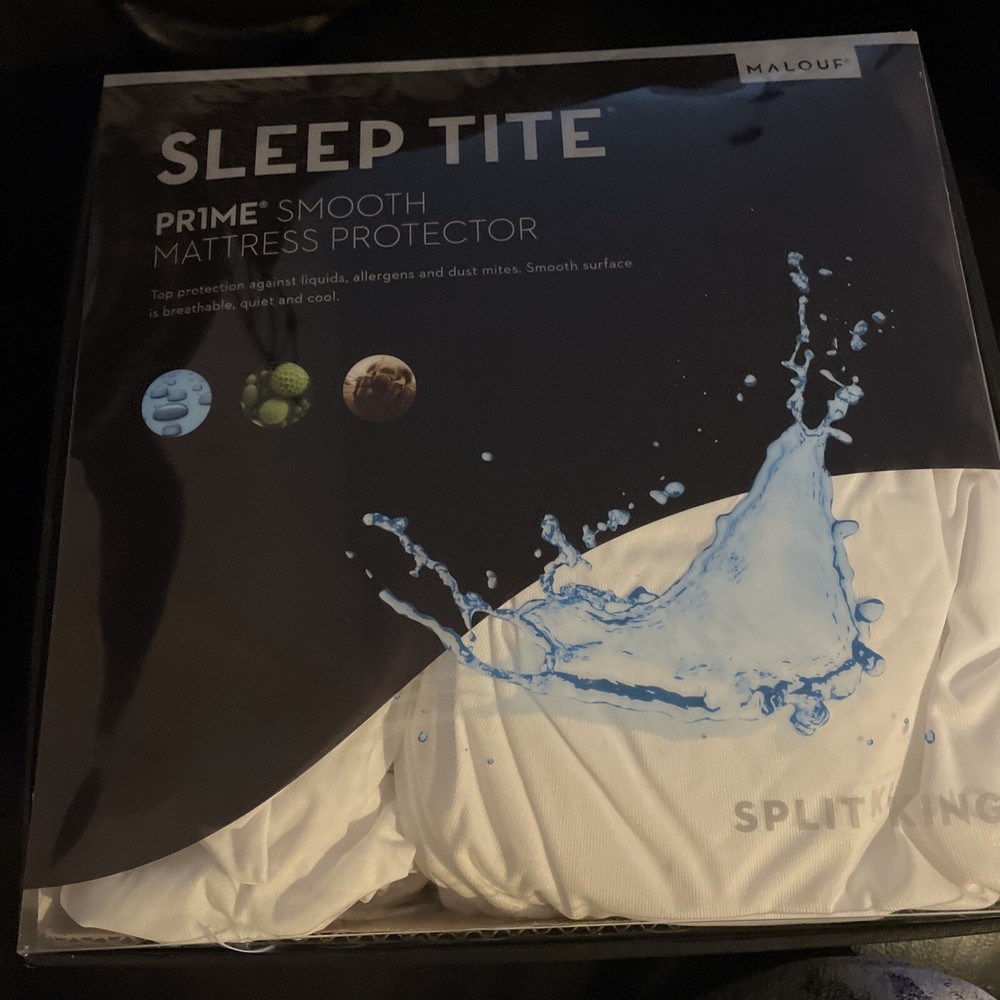 Sleep TITE PR1ME Smooth 100% Waterproof Mattress Protector Split King