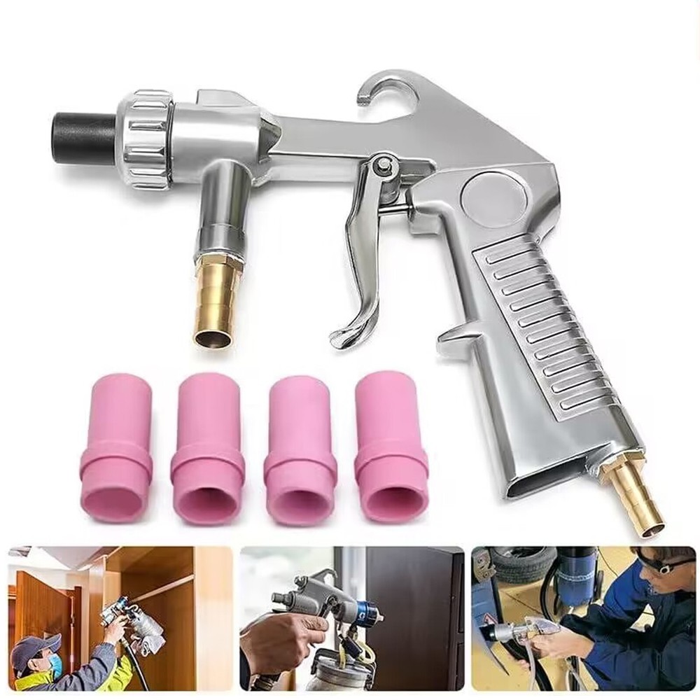 Sandblasting Sandblaster Gun Kit for Sandblast Blast Cabinet with Ceramic Nozzle