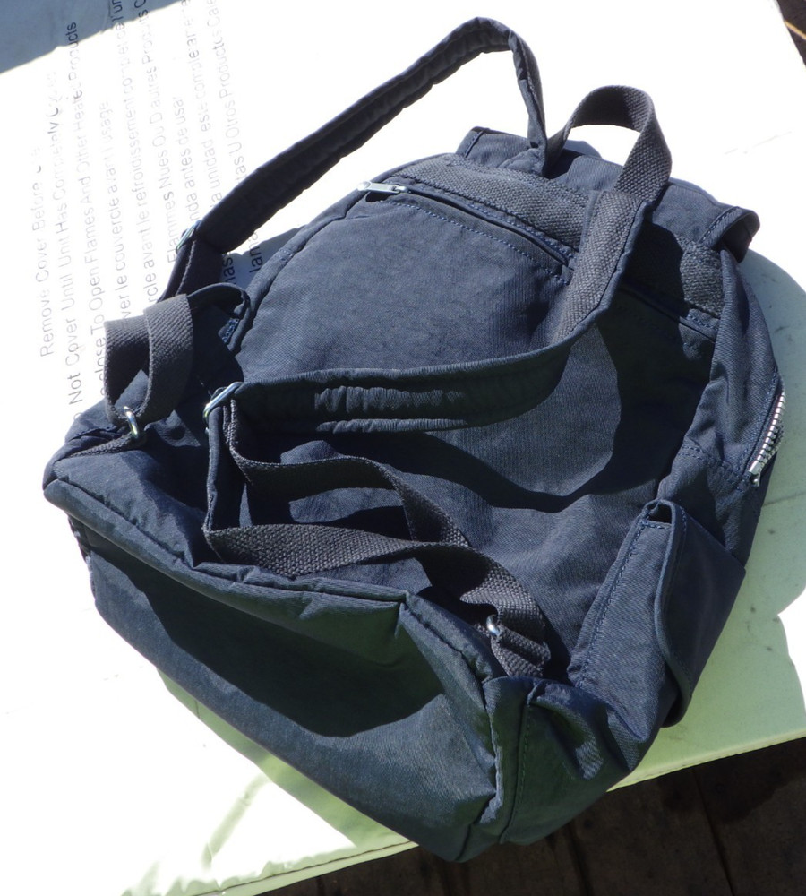 Kipling Small Dark Blue Backpack Knapsack C2