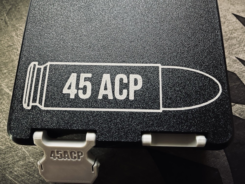 .45 ACP Caliber Ammo Storage Container 81 Rounds 3D Printed
