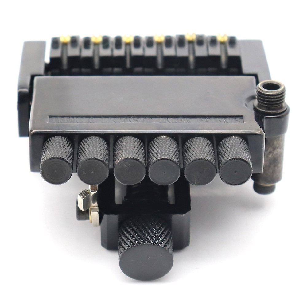 6 String Headless Electric Guitar Roller Tremolo Bridge with String Locks Black