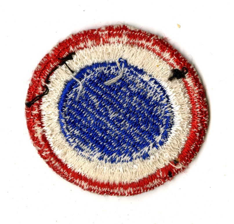 Replacement Depots White Back Patch WWII Vintage