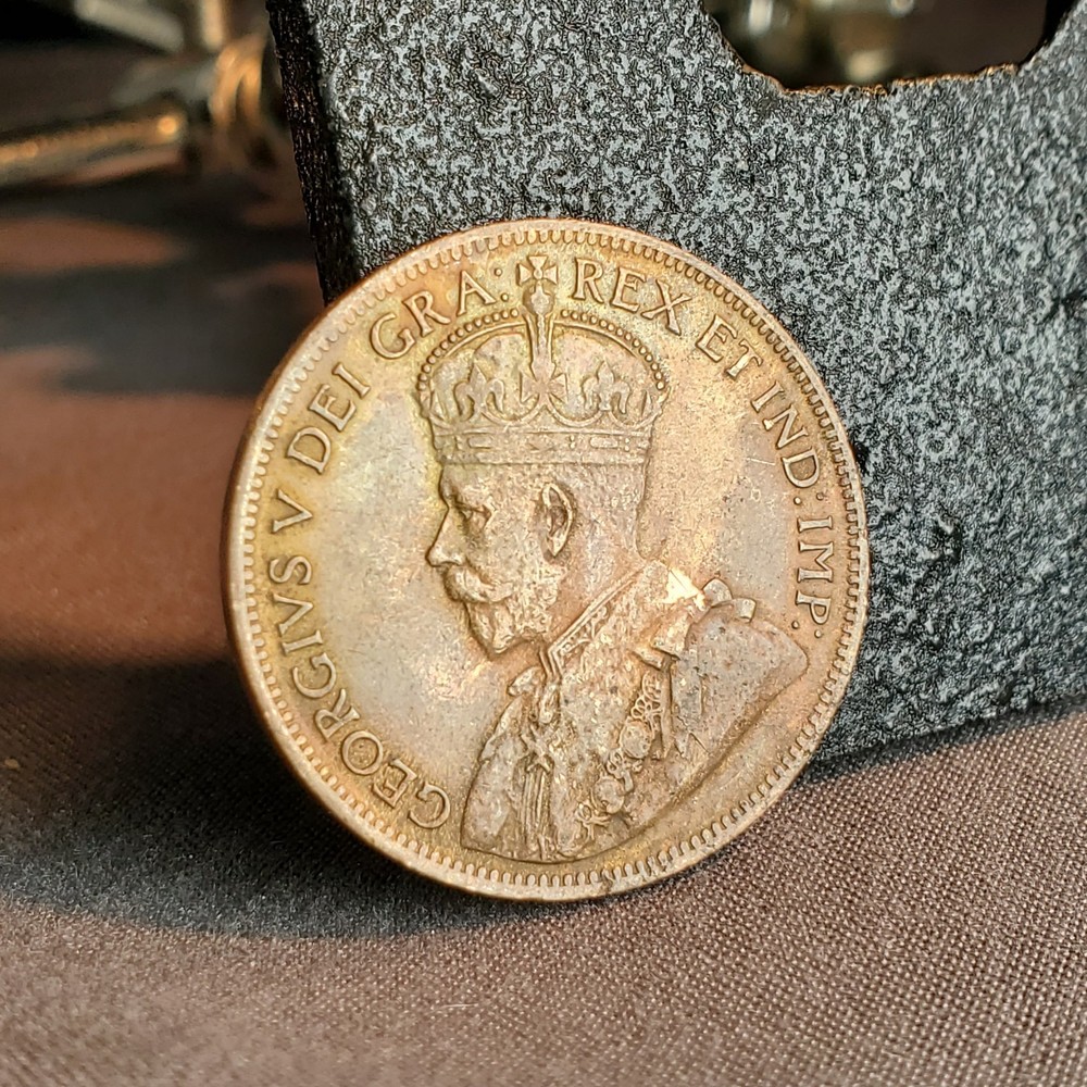 1917 Canada Large Cent UNC Toned
