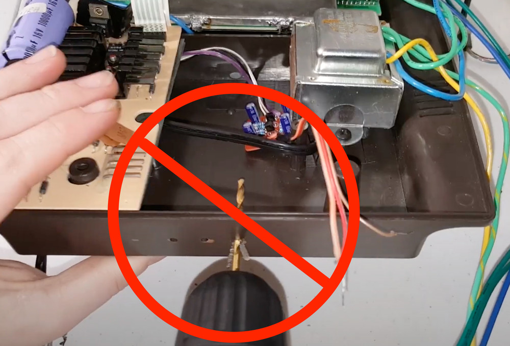 Intellivision 2 composite video mod & back panel NO DRILL installation service