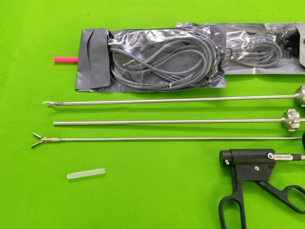 2PC New Bissinger Bipolar Forceps 5mmx330mm with Cable Laparoscopic Instruments
