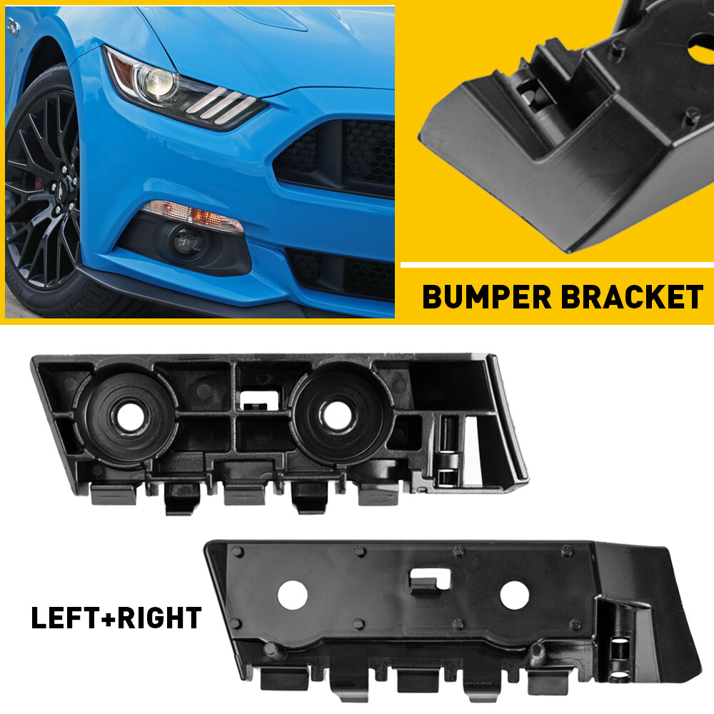 Bumper Support Bracket Fit For 2015-2017 Ford Mustang Set of 2 Front Left &Right