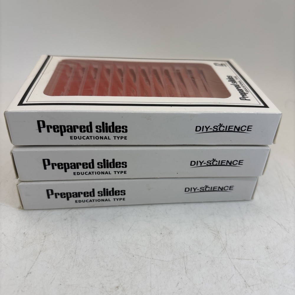 36 Prepared Plastic Microscope Slides with Specimens for Kids Microscope Sample