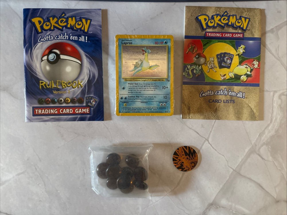 1999 Pokémon Lockdown Theme Deck Fossil Set (Open Box)