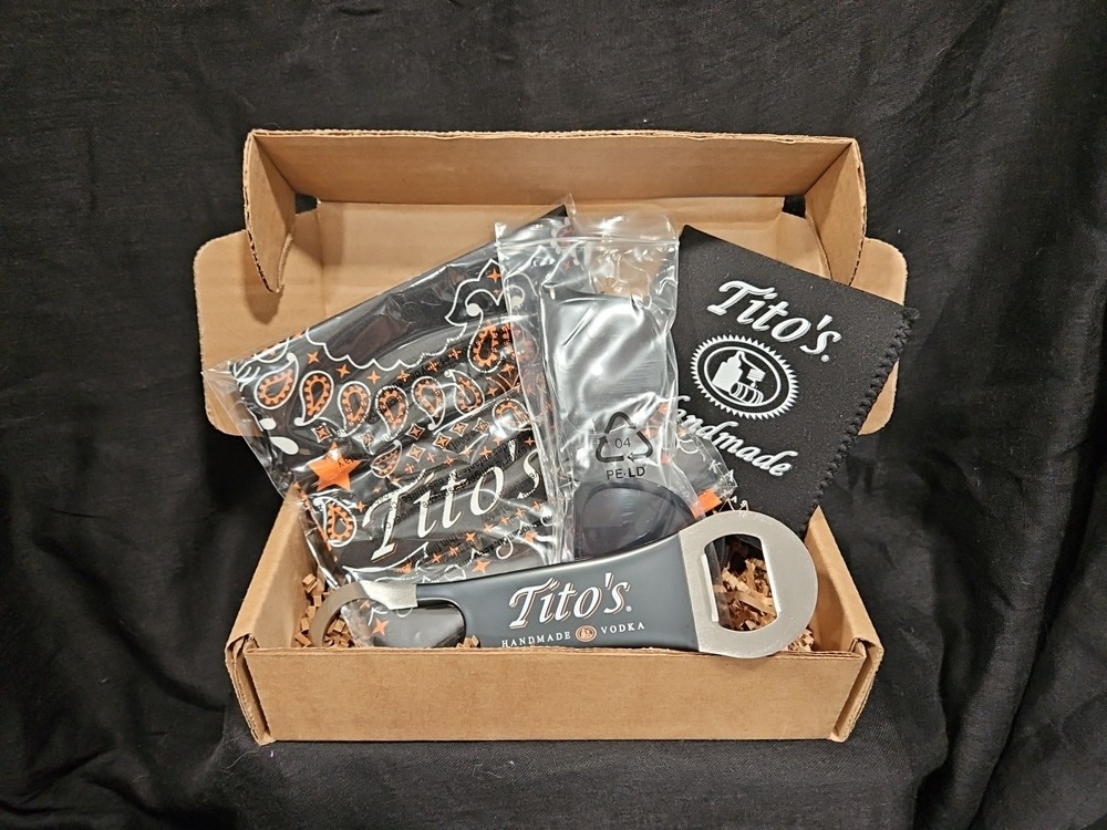 Tito’s Handmade Vodka GIFT SET. Promo Merch. 4 Items.