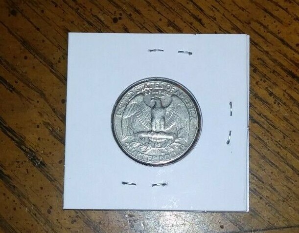 1987 - P Mint - Washington Quarter + Protective coin flip!