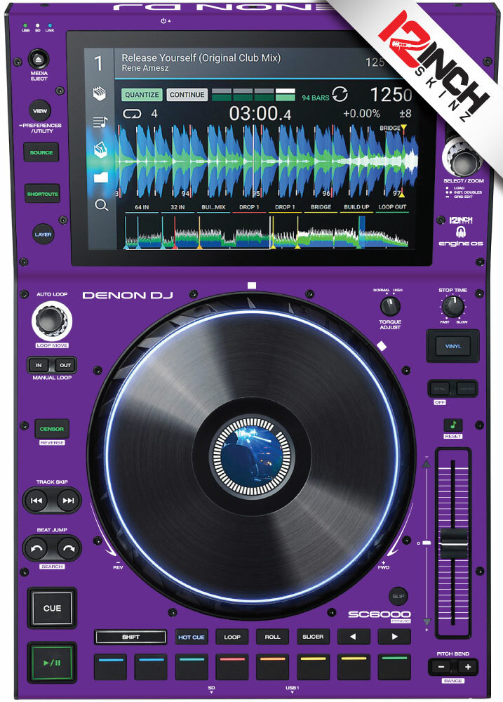 Denon SC6000/6000M Skin (Pair) Purple