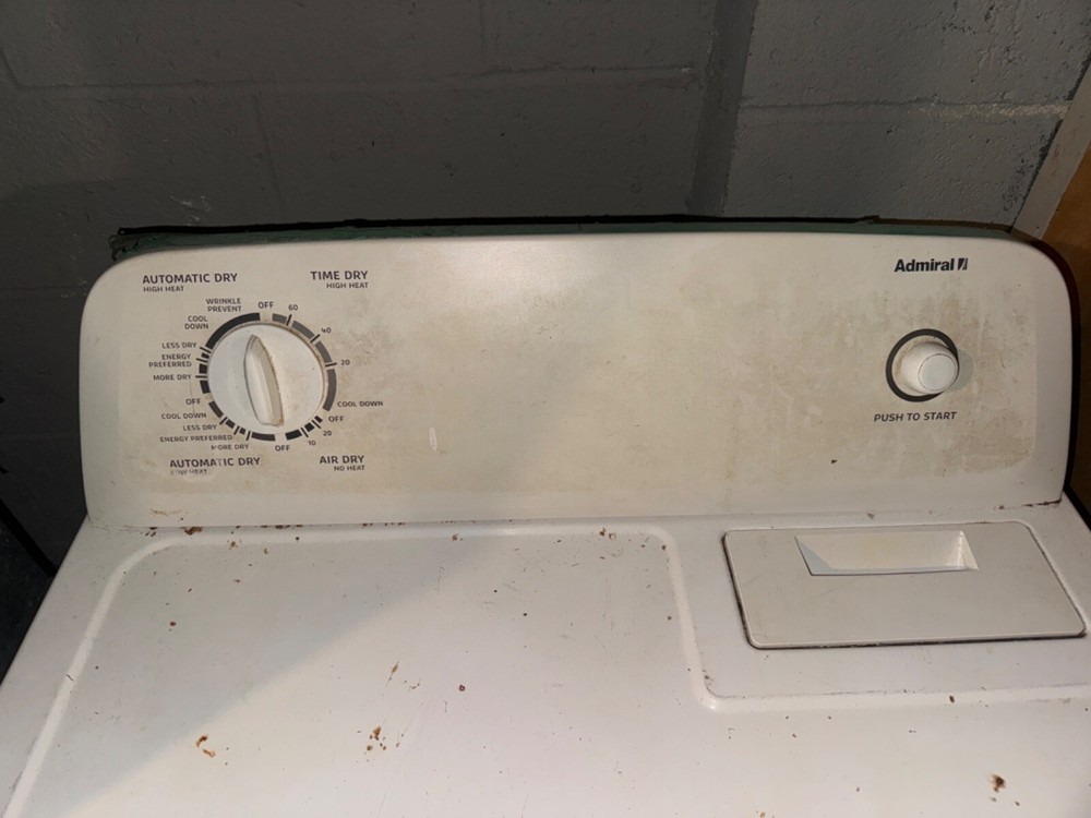 Admiral dry & encore washer