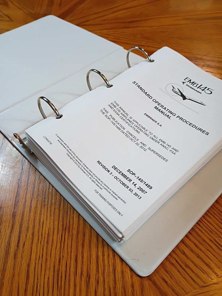 Embraer 145 Standard Operating Procedures Manual