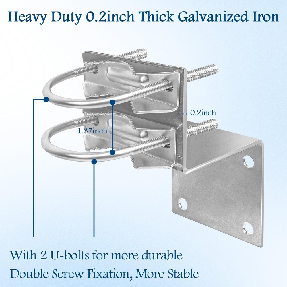 XRDS-RF Antenna Pole Mount Kits, Bracket with Double...