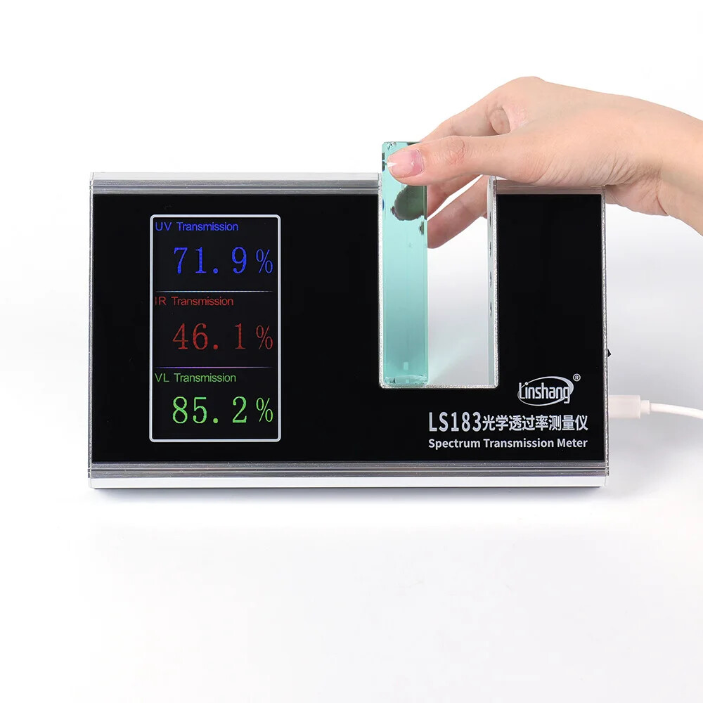 Transmission Meter Visible Light Transmittance Measurement Glass PMMA LS183