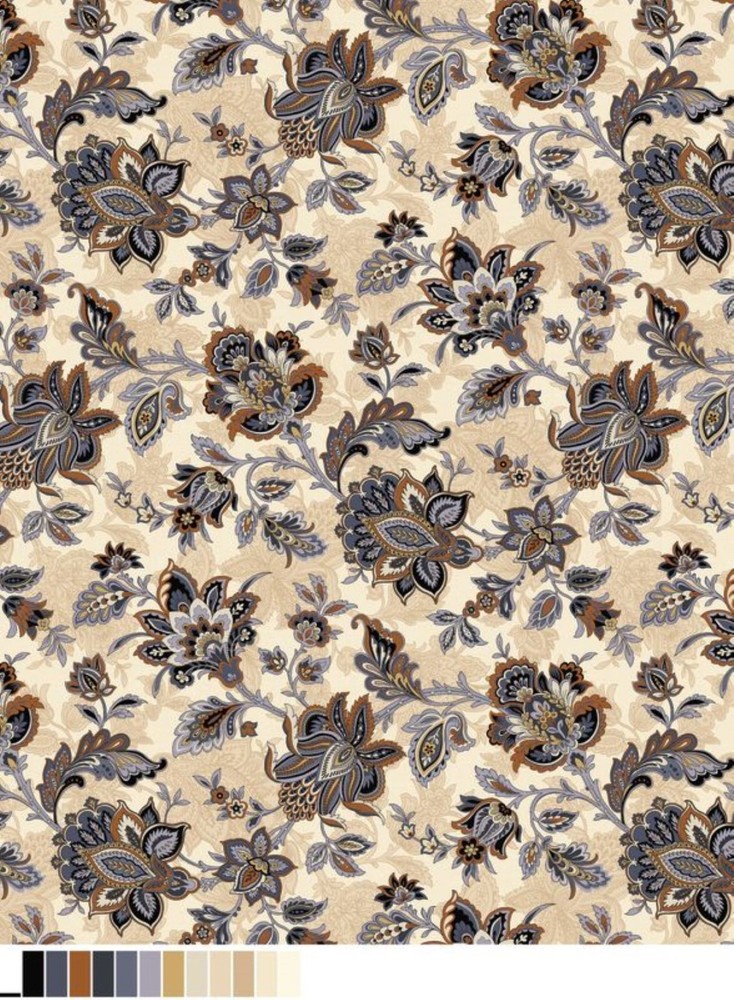 Footstool Beige 108" Wide