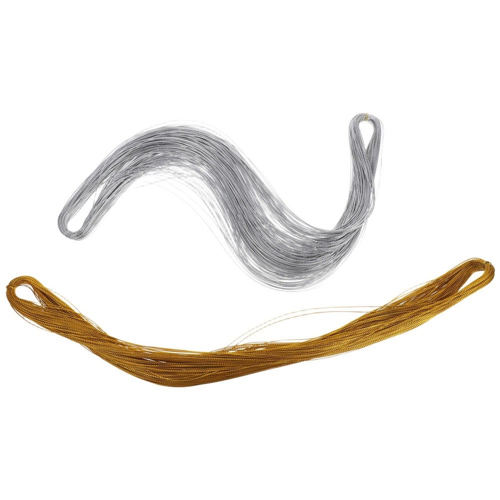 2 Pcs Making Cord Metallic for Crafts Christmas Thread