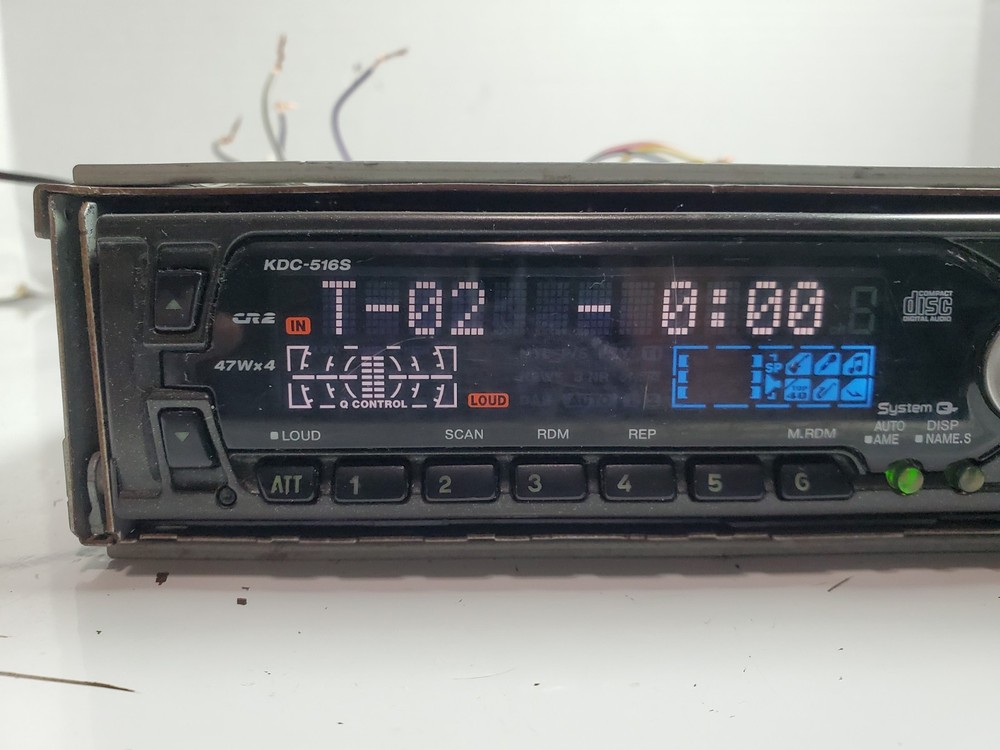 Kenwood KDC-516S Single DIN CD Player - Read Full Description